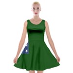 Flag of the Green Mountain Boys Velvet Skater Dress