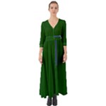 Flag of the Green Mountain Boys Button Up Boho Maxi Dress