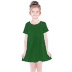 Flag of the Green Mountain Boys Kids  Simple Cotton Dress