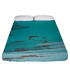 Copper Pond Fitted Sheet (king Size) by WILLBIRDWELL