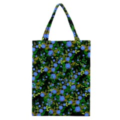 Blue Luminescent Roses Classic Tote Bag by snowwhitegirl