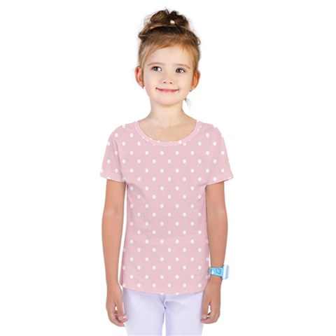 Little  Dots Pink Kids  One Piece Tee by snowwhitegirl