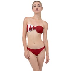  Canada Flag Bathing Suits Classic Bandeau Bikini Set by CanadaSouvenirs