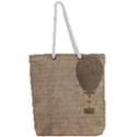 Letter Balloon Full Print Rope Handle Tote (Large) View2