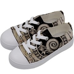 Snail 1618209 1280 Kids  Low Top Canvas Sneakers by vintage2030