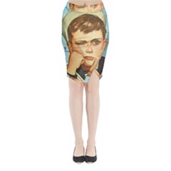 Retro Boy Midi Wrap Pencil Skirt by vintage2030