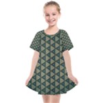 Texture Background Pattern Kids  Smock Dress