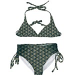 Texture Background Pattern Kids  Classic Bikini Set