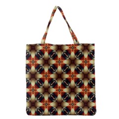 Kaleidoscope Image Background Grocery Tote Bag by Sapixe