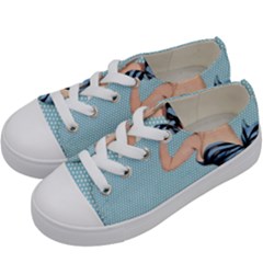 Retro 1107640 1920 Kids  Low Top Canvas Sneakers by vintage2030