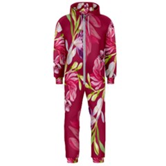 Motif Design Textile Design Hooded Jumpsuit (men)  by Simbadda