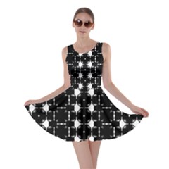 Black And White Pattern Skater Dress by Simbadda