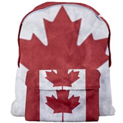 Canada Grunge Flag Giant Full Print Backpack by Valentinaart