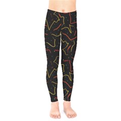 Lines Abstract Print Kids  Legging
