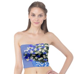 Marguerite Cornflower Vase Blossom Tube Top by Simbadda