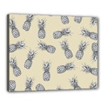 Pineapple pattern Canvas 20  x 16  (Stretched)