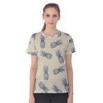 Pineapple pattern Women s Cotton Tee