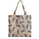 Pineapple pattern Zipper Grocery Tote Bag