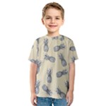 Pineapple pattern Kids  Sport Mesh Tee