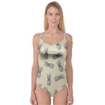 Pineapple pattern Camisole Leotard 