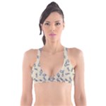 Pineapple pattern Plunge Bikini Top