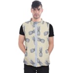 Pineapple pattern Men s Puffer Vest