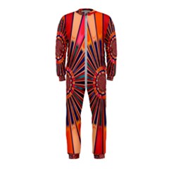 Color Background Structure Lines Onepiece Jumpsuit (kids) by Simbadda