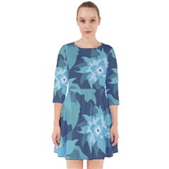 Graphic Design Wallpaper Abstract Smock Dress by Simbadda