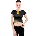 Travel Architecture Tourism Venice Crew Neck Crop Top