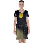 Travel Architecture Tourism Venice Short Sleeve Nightdress