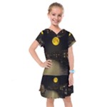 Travel Architecture Tourism Venice Kids  Drop Waist Dress