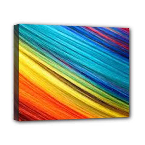 Rainbow Canvas 10  X 8  (stretched) by NSGLOBALDESIGNS2
