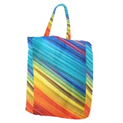 Rainbow Giant Grocery Tote by NSGLOBALDESIGNS2