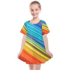 Rainbow Kids  Smock Dress by NSGLOBALDESIGNS2