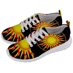 Mandala Sun Graphic Design Men s Lightweight Sports Shoes by Simbadda