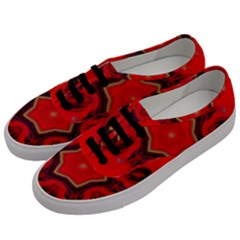 Chakra Art Heart Healing Red Men s Classic Low Top Sneakers by Simbadda