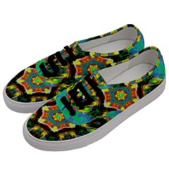 Chakra Art Heart Healing Blue Men s Classic Low Top Sneakers by Simbadda