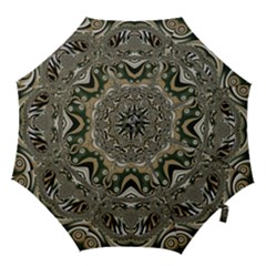 Fractal Art Artwork Design Hook Handle Umbrellas (small) by Simbadda