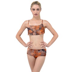 Circle Rings Abstract Optics Layered Top Bikini Set by Simbadda