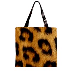 Animal Print 3 Zipper Grocery Tote Bag by NSGLOBALDESIGNS2