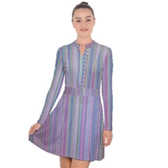 Broken Tv Screen Long Sleeve Panel Dress by dressshop