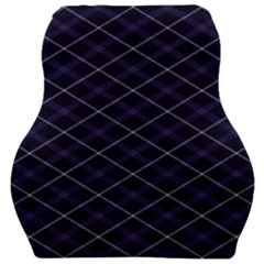 Blue Plaid  Car Seat Velour Cushion  by dressshop
