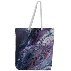 Planetary Full Print Rope Handle Tote (large) by ArtByAng