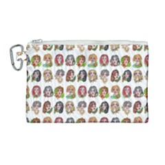 All The Petty Ladies Canvas Cosmetic Bag (large) by ArtByAng