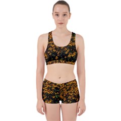 Field Of Yellow Flowers Work It Out Gym Set by bloomingvinedesign