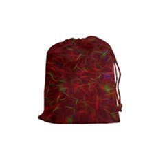Abstract Pattern Color Shape Drawstring Pouch (medium)