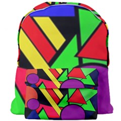 Background Color Art Pattern Form Giant Full Print Backpack