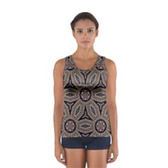 Pattern Decoration Abstract Sport Tank Top  by Nexatart