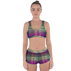 Abstract Desktop Pattern Wallpaper Racerback Boyleg Bikini Set by Nexatart