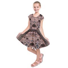 Pattern Decoration Art Architecture Kids  Short Sleeve Dress